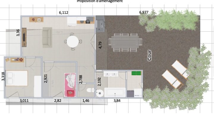 Roquefort-la-Bédoule Vente Appartement 43m2 (119-26)