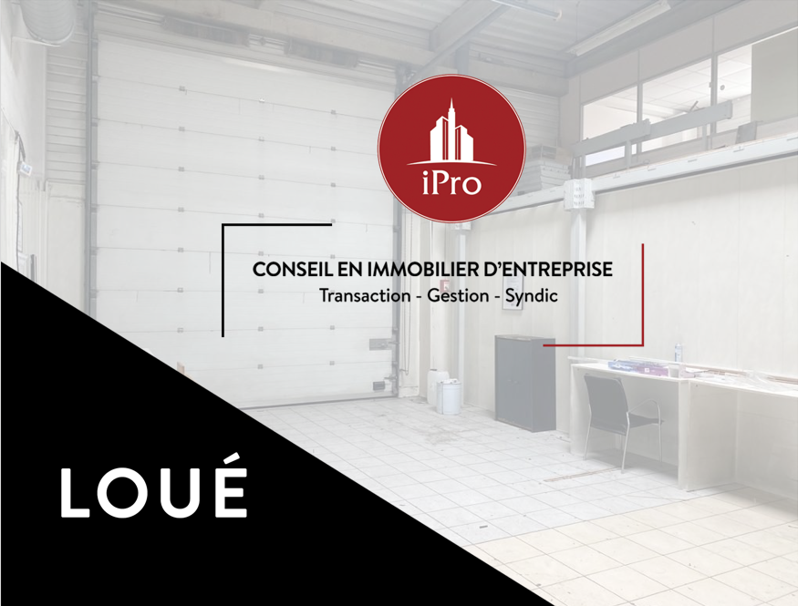 Aubagne Z.I. Les Paluds Location Local commercial 183m2 (119-82 A8)