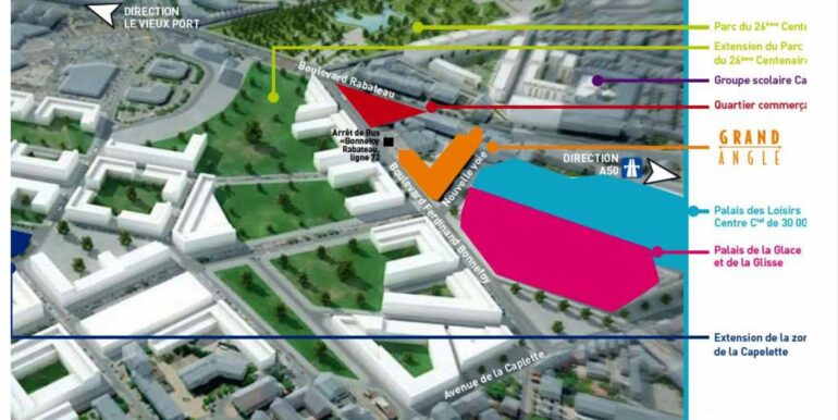 Marseille 10 vente locaux commerciaux 1.326m2 divisibles à partir de 90m2 (120-10)