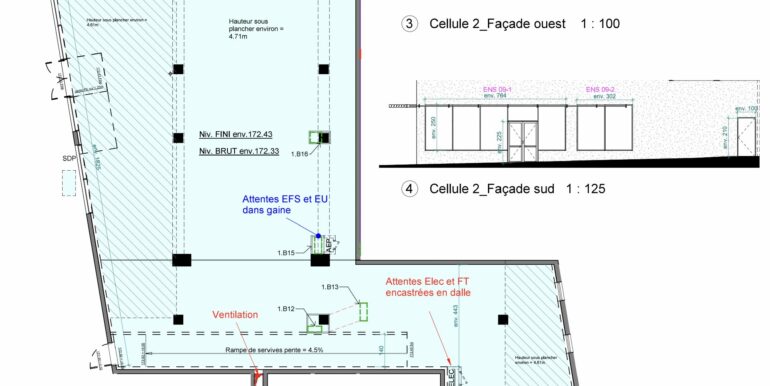 Cuges-les-Pins Vente Local Commercial 402m2 divisible a partir de 108m2 (120-49C)