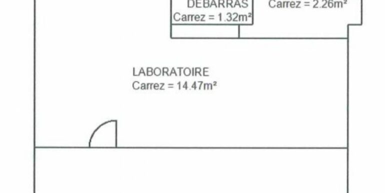 Le Beausset Vente Local commercial 75m2 non divisibles (120-70)