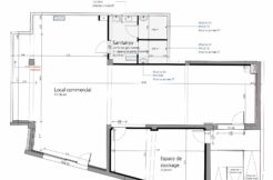 Marseille 13011, Vente Local commercial 174m2 non divisibles (120-94A)